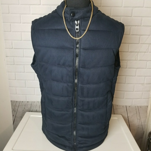 Zara Other - Zara Men Blue Puffer Vest Medium